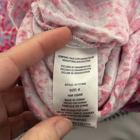 Pippa & Julie Girl's  Tank Jumpsuit Size 6 - Picture 9 of 10